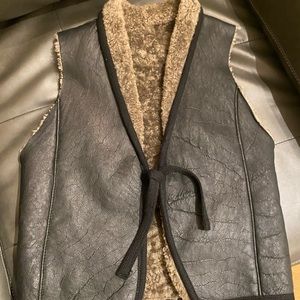Emporio Armani Shearling Vest